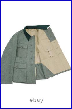WW2 German M42 Elite Officer Fieldgrey Wool Feldbluse XL