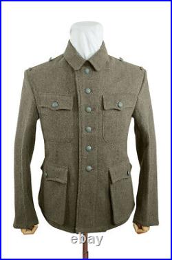 WW2 German M42 Heer EM Brown wool tunic Feldbluse