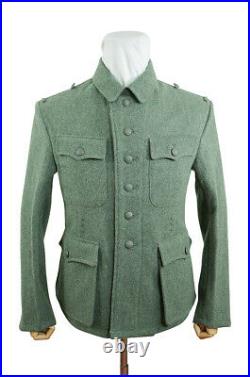 WW2 German M42 Heer EM fieldgrey wool tunic Feldbluse XL