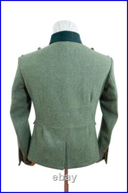 WW2 German M42 Modified Heer EM fieldgrey wool tunic Feldbluse