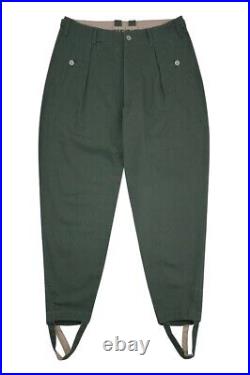 WW2 German M42 Summer HBT Reed Green Field Trousers