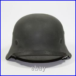 WW2 German M42 WH helmet complete with liner, chinstrap and split pins size 64