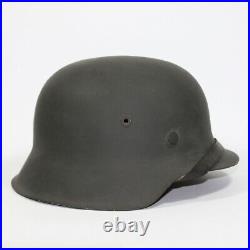 WW2 German M42 WH helmet complete with liner, chinstrap and split pins size 64