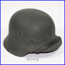 WW2 German M42 WH helmet complete with liner, chinstrap and split pins size 64