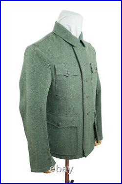 WW2 German M42 elite EM fieldgrey wool tunic Feldbluse 2XL