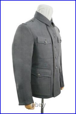 WW2 German M42 elite NCO Grey Gabardine tunic Feldbluse XL