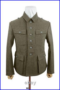 WW2 German M43 Heer EM Brown wool tunic Feldbluse M