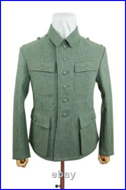 WW2 German M43 Heer EM fieldgrey wool tunic Feldbluse