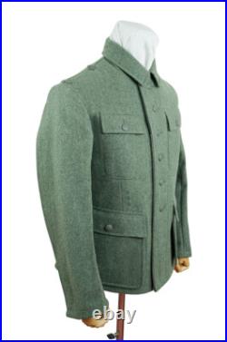 WW2 German M43 Heer EM fieldgrey wool tunic Feldbluse