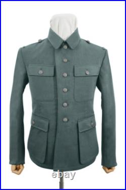 WW2 German M43 Heer NCO Fieldgrey Gabardine tunic Feldbluse