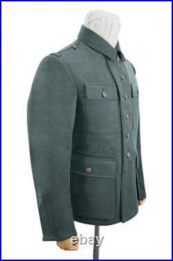 WW2 German M43 Heer NCO Fieldgrey Gabardine tunic Feldbluse