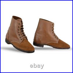 WW2 German M43 Low Boots WW2 Repro Army Military Hobnail Heelplates