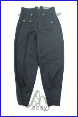 WW2 German M43 Luftwaffe blue grey wool trousers keilhosen