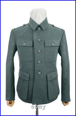 WW2 German M43 elite NCO Fieldgrey Gabardine tunic Feldbluse