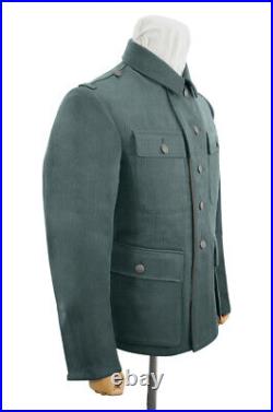 WW2 German M43 elite NCO Fieldgrey Gabardine tunic Feldbluse