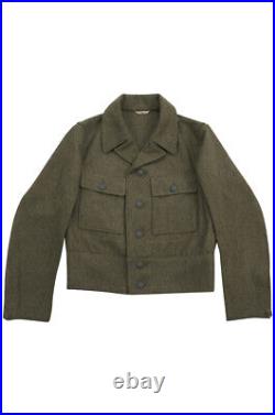 WW2 German M44 Heer / Elite EM Brown wool tunic Feldbluse XL