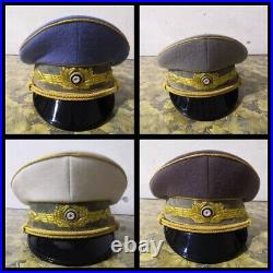 WW2 German Military Air force Hat Embroidery all four caps