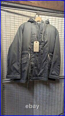 WW2 German Military Mouse Gray reversible Winter Parka, with trousers, stained