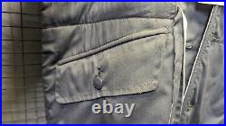 WW2 German Military Mouse Gray reversible Winter Parka, with trousers, stained