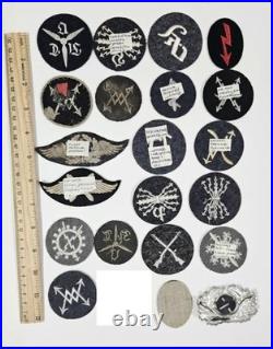 WW2 German Military Patch Lot