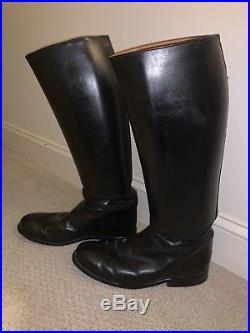 WW2 German Officer Boots (Dehner Reproduction) Size 10
