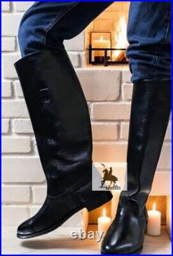 WW2 German Officer Boots Genuine Leather, Officers boot Reproduction