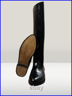 WW2 German Officer Boots Hand Made Genuine Leather Officers boot All Sizes Avail