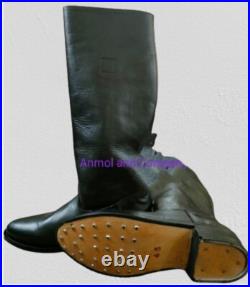 WW2 German Officer Boots Hand Made Genuine Leather Officers boot All Sizes Avail