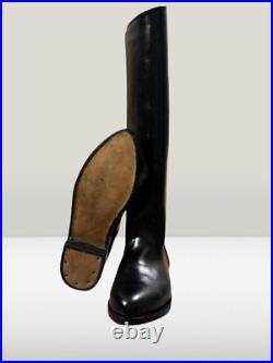 WW2 German Officer Boots Hand Made Genuine Leather Officers boot Size 5 to 15