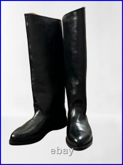 WW2 German Officer Boots Hand Made Genuine Leather Officers boot Size 5 to 15