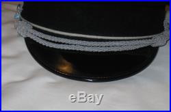 WW2 German Officer Wool Hat Navy sz 58 NEW Reproduction Army Elite Cap Visor