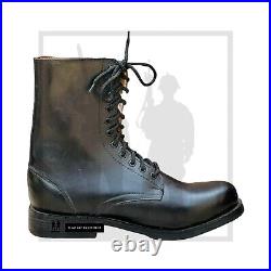 WW2 German Panzer Boots, WH/SS Tanker Ankle Panzerstiefel Boots, Made To Size