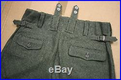WW2 German Paratrooper Jump Trousers Wool Reproduction Fallschirmjager SIZE 32