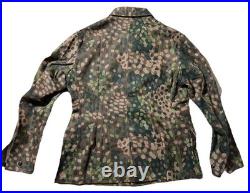 WW2 German Pea Pattern Dot 44 Camo M43 Field Tunic-Size LARGE-Reproduction-NEW