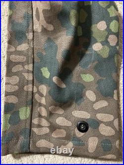 WW2 German Pea Pattern Dot 44 Camo M43 Field Tunic-Size LARGE-Reproduction-NEW