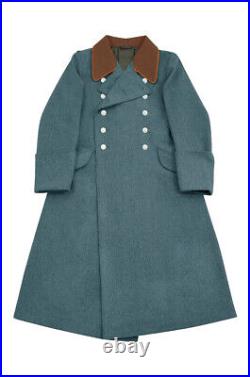 WW2 German Police Gendarmerie Officer Wool Greatcoat