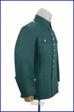 WW2 German Police M27 Officer Summer HBT Service Tunic Jacket