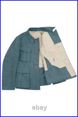WW2 German Police M36 Officer Field Wool Tunic Feldbluse