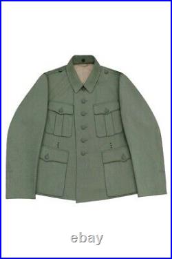 WW2 German Police M41 EM Mottled Green Summer Tunic Feldbluse