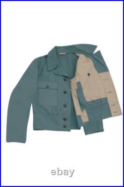 WW2 German Police M44 EM Gabardine Tunic Feldbluse