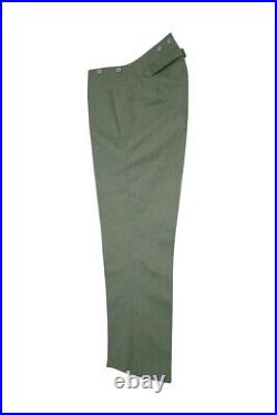 WW2 German Police Mottled Green Summer Field Trousers