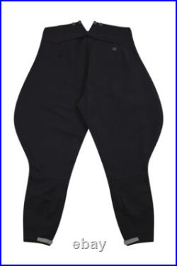 WW2 German Police Officer Black Gabardine Breeches