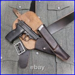 WW2 German Premium 100% Handmade Leather Holster Walther P38 with German Pattern