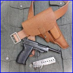 WW2 German Premium 100% Handmade Leather Holster Walther P38 with German Pattern