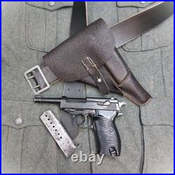 WW2 German Premium 100% Handmade Leather Holster Walther P38 with German Pattern