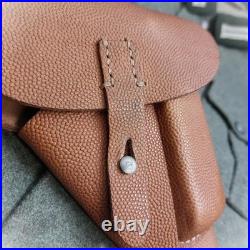 WW2 German Premium 100% Handmade Leather Holster Walther P38 with German Pattern