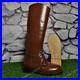 WW2 German Repro Brown Leather Jackboots Handmade WWII Military Combat Boots