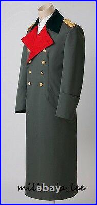 WW2 German Repro Heer General Field Gray Gabardine Overcoat All Sizes