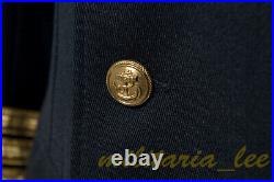 WW2 German Repro KM(Navy)KALEUN Navy Blue Whipcord Tunic with Breast Insignia