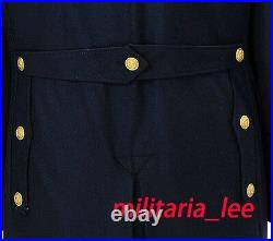 WW2 German Repro Kriegsmarine Admiral Navy Blue Wool Overcoat All Sizes